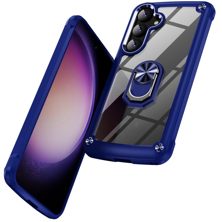 For Samsung Galaxy A57 5G TPU + PC Lens Protection Phone Case with Ring Holder