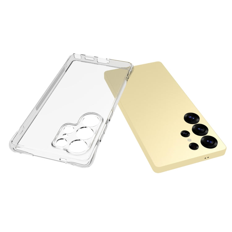 For Samsung Galaxy S25 Ultra 5G Shockproof Non-slip Thickening TPU Phone Case - Transparent