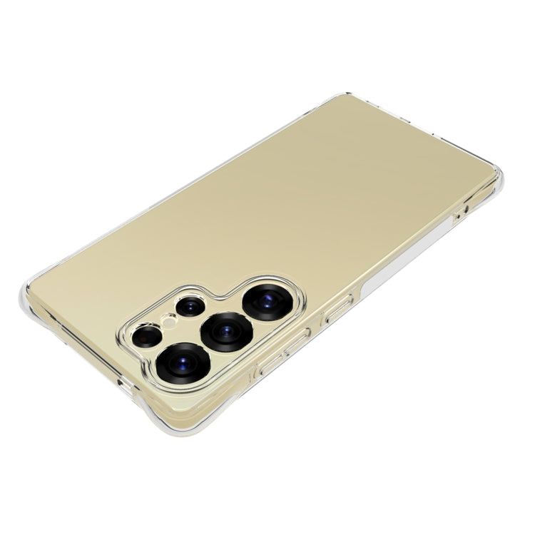 For Samsung Galaxy S25 Ultra 5G Shockproof Non-slip Thickening TPU Phone Case - Transparent