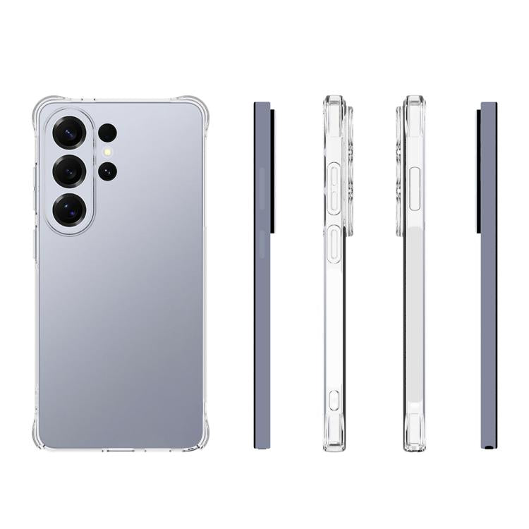 For Samsung Galaxy S26 Ultra 5G Shockproof Non-slip Thickening TPU Phone Case - Transparent