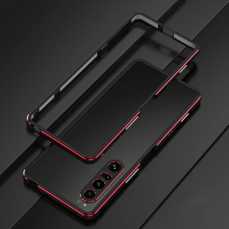 For Sony Xperia 1 VI Aurora Series Lens Protector + Metal Frame Protective Phone Case