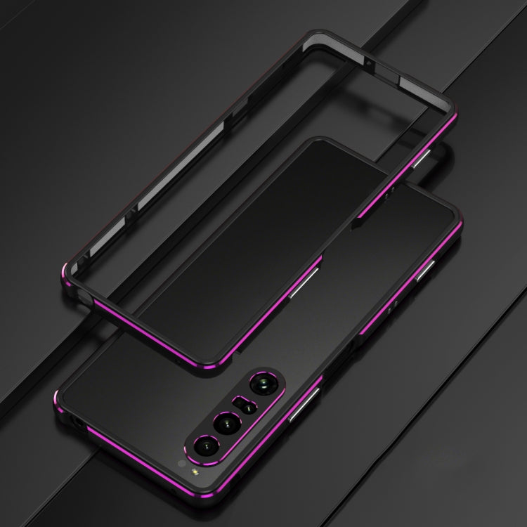 For Sony Xperia 1 VI Aurora Series Lens Protector + Metal Frame Protective Phone Case