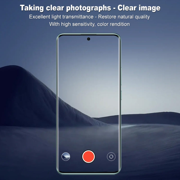 For Redmi Note 14 Pro+ 5G IMAK Rear Camera Lens Glass Film Black Version