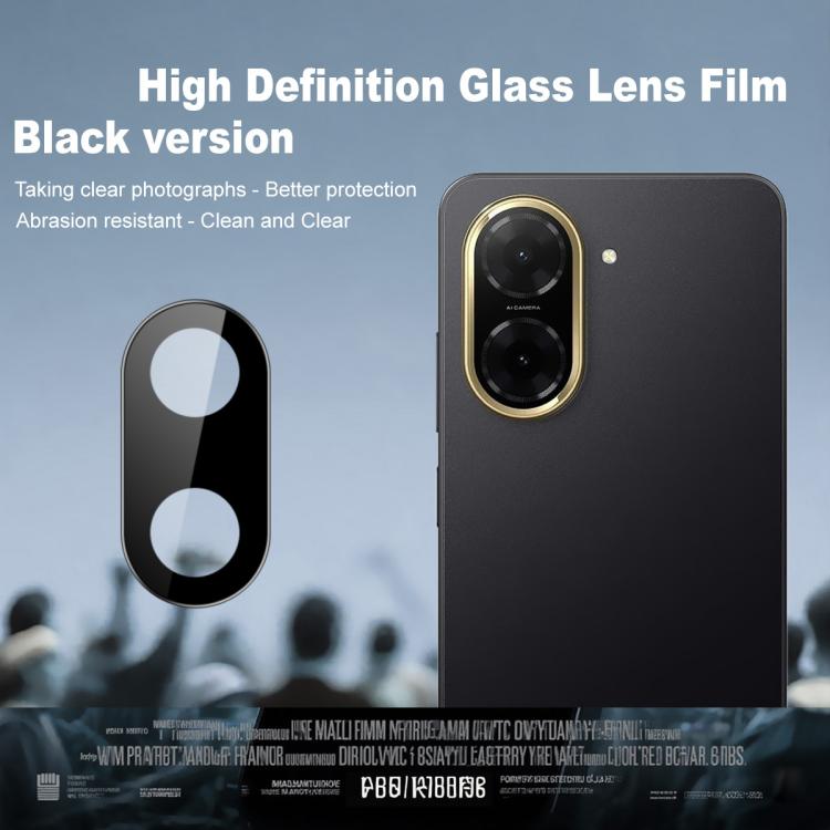 For Redmi A5 4G 171.7mm IMAK Rear Camera Lens Glass Film Black Version