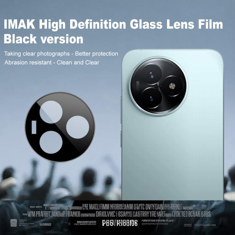 For Redmi K80 Ultra IMAK Rear Camera Lens Glass Film Black Version