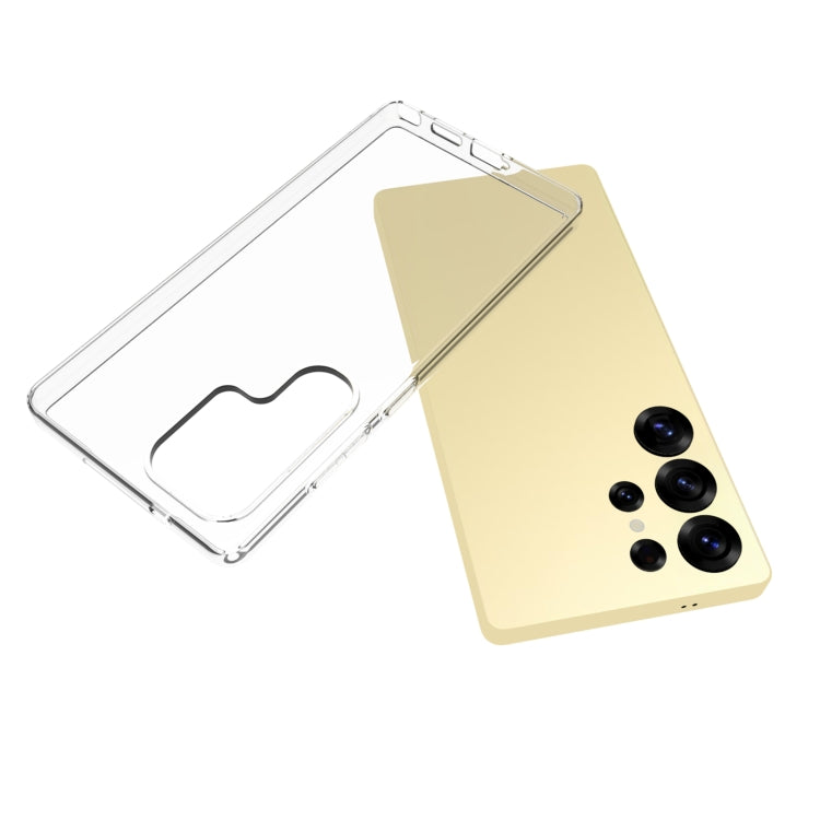 For Samsung Galaxy S25 Ultra 5G Waterproof Texture TPU Phone Case - Transparent