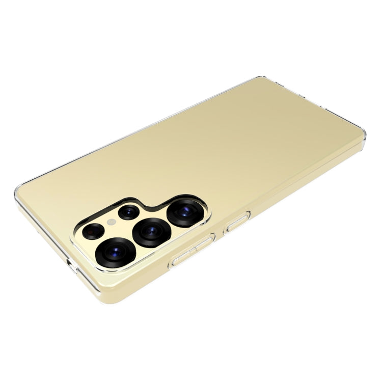 For Samsung Galaxy S25 Ultra 5G Waterproof Texture TPU Phone Case - Transparent