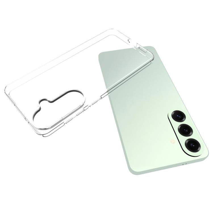 For Samsung Galaxy S26+ 5G Waterproof Texture TPU Phone Case - Transparent