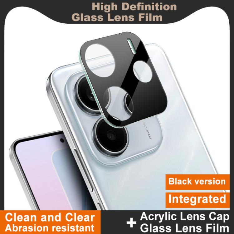 For Redmi Note 14 5G Global imak High Definition Integrated Glass Lens Film Black Version
