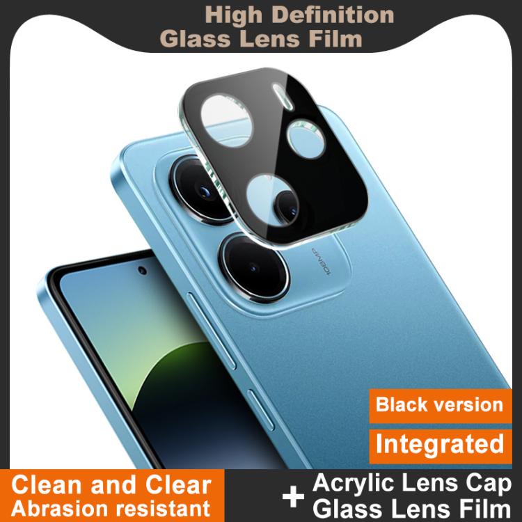 For Redmi Note 14 4G Global 163.25mm imak High Definition Integrated Glass Lens Film Black Version