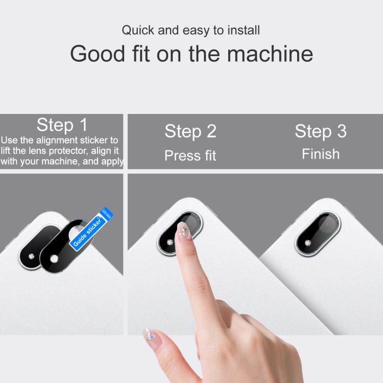 For Redmi Pad 2 imak High Definition Integrated Glass Lens Film Black Version