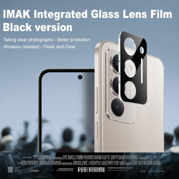 For Redmi 15 5G Global / 15 4G SEA 169.5mm imak High Definition Integrated Glass Lens Film Black Version