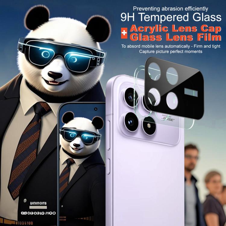 For Redmi K90 / Poco F8 Pro 5G imak High Definition Integrated Glass Lens Film Black Version