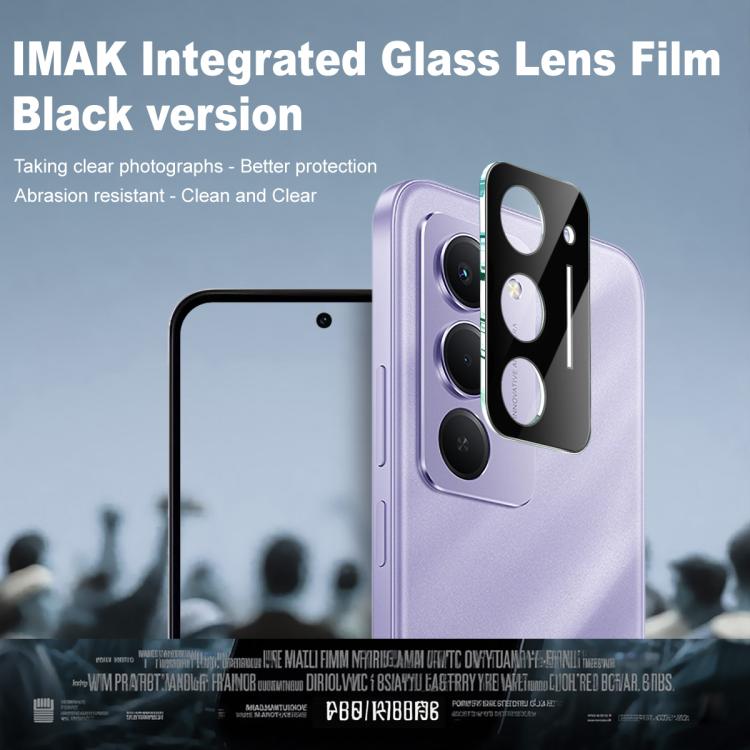 For Redmi Note 15R imak High Definition Integrated Glass Lens Film Black Version