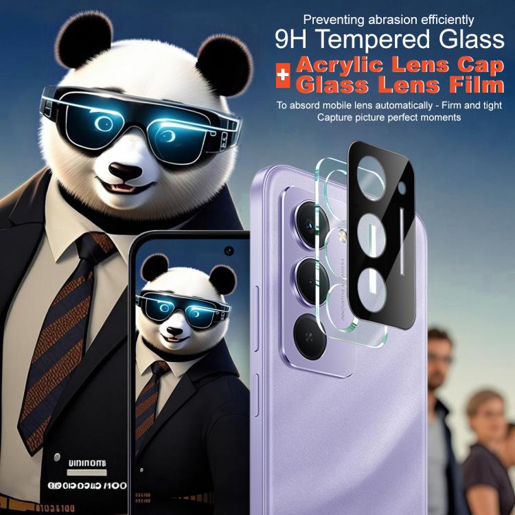 For Redmi Note 15R imak High Definition Integrated Glass Lens Film Black Version