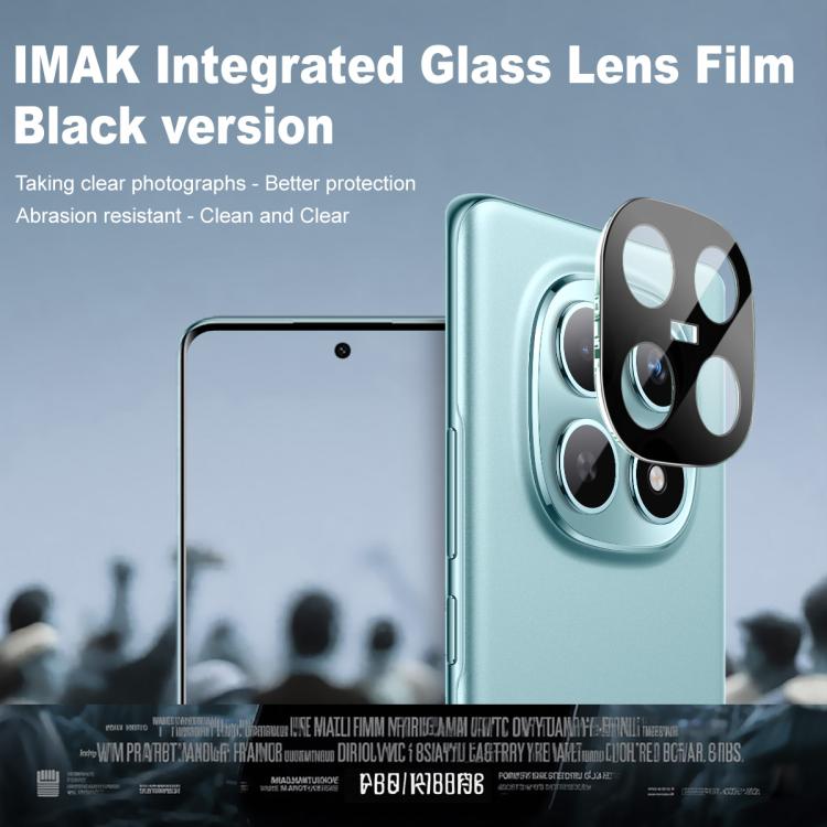 For Redmi Note 15 4G Global 164mm imak High Definition Integrated Glass Lens Film Black Version