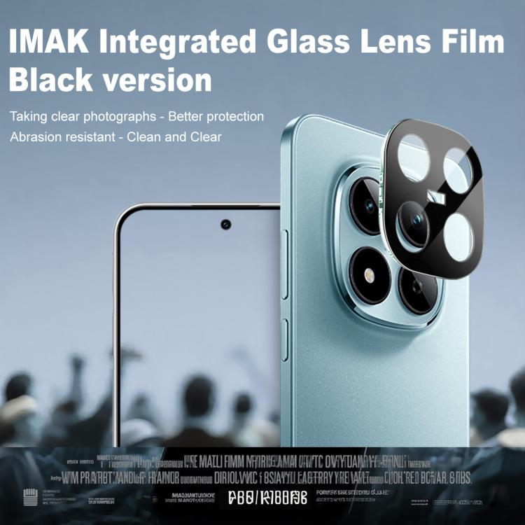 For Redmi Note 15 Pro 4G Global 163.2mm imak High Definition Integrated Glass Lens Film Black Version