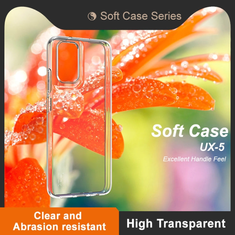 For Motorola Moto G35 5G IMAK UX-5 Series Transparent TPU Phone Case - Transparent