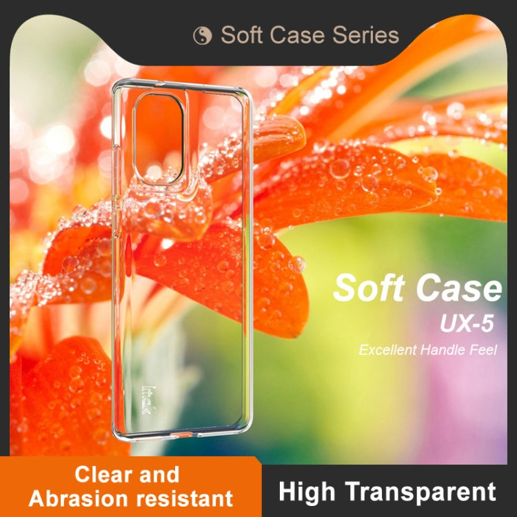 For Motorola Moto G85 5G / S50 Neo IMAK UX-5 Series Transparent TPU Phone Case - Transparent