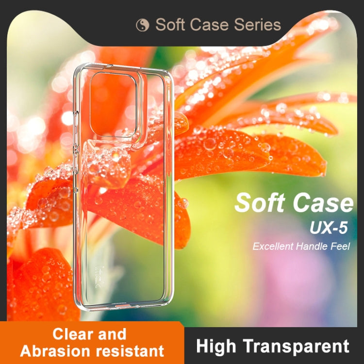 For Motorola Edge 50 Neo 5G IMAK UX-5 Series Transparent TPU Phone Case - Transparent