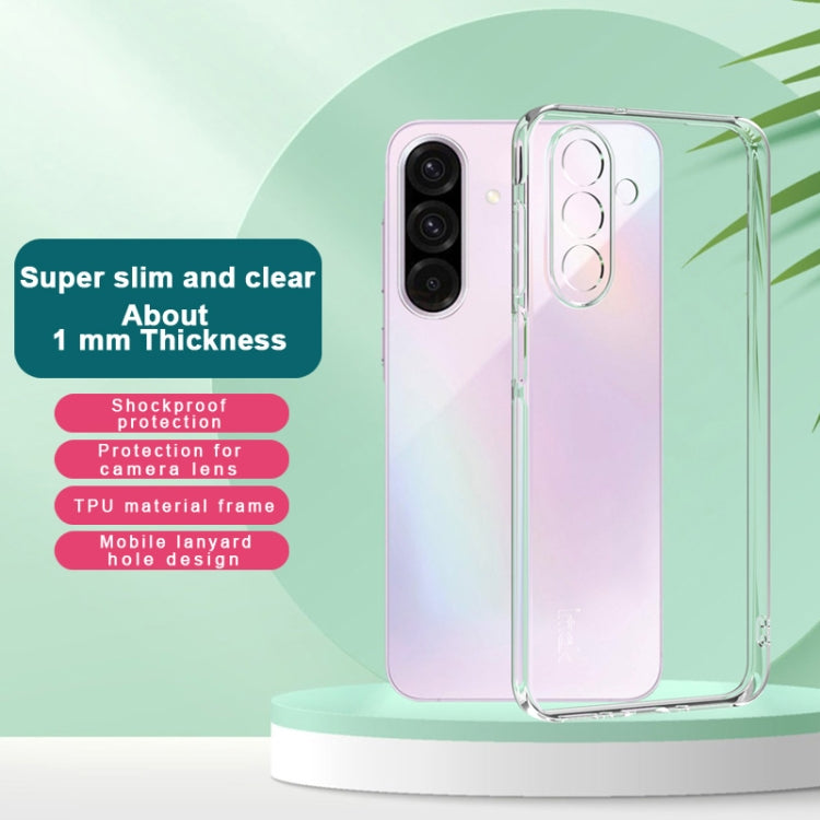 For Samsung Galaxy A26 5G imak UX-5 Series Super Slim Transparent Shockproof TPU Protective Case - Transparent