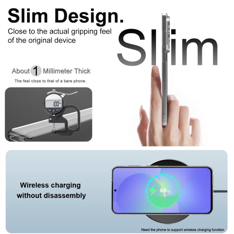 For Samsung Galaxy A57 5G imak UX-5 Series Super Slim Transparent Shockproof TPU Protective Case - Transparent