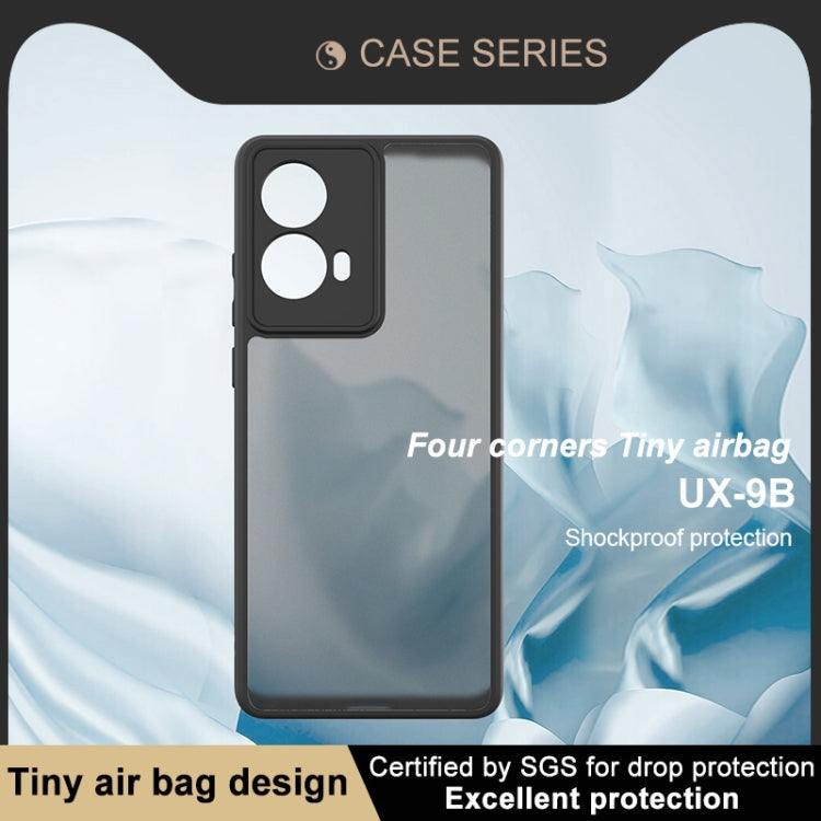 For Motorola Moto G85 / S50 Neo imak UX-9B Series Four Corners Tiny Airbag Shockproof Phone Case - Black