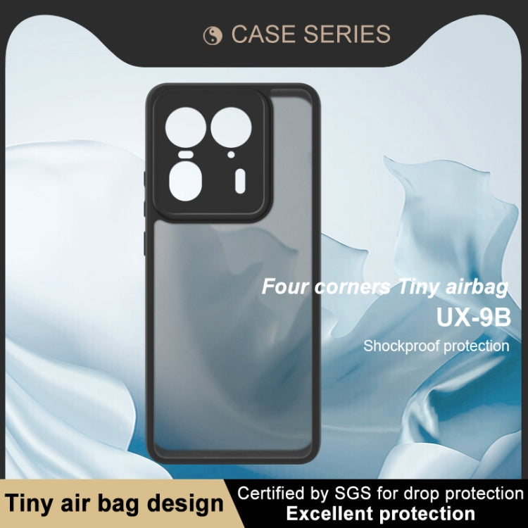 For Motorola Moto X50 Ultra imak UX-9B Series Four Corners Tiny Airbag Shockproof Phone Case - Black