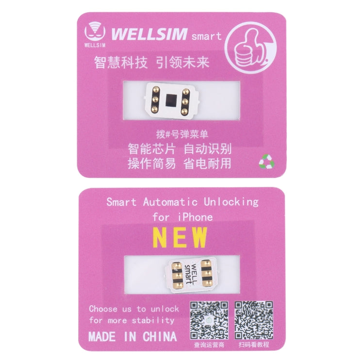 WELLSIM Smart Unlock SIM Card For iPhone Series