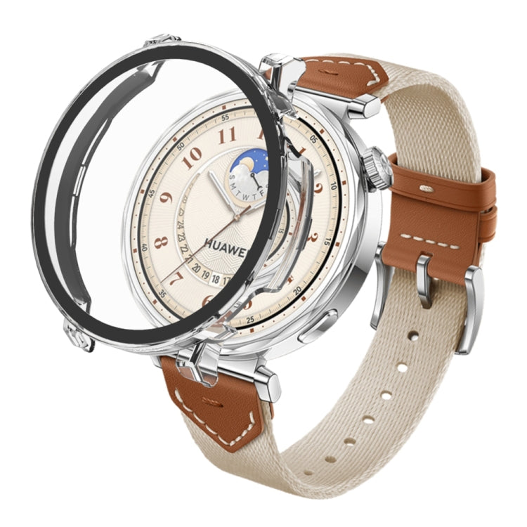 For Huawei Watch GT 5 41mm Tempered Glass Film Integrated PC Watch Protective Case