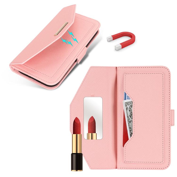 For iPhone 17 Pro Max Cross Texture Crossbody Lanyard Leather Phone Case