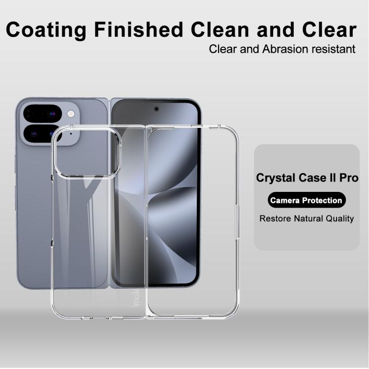 For Google Pixel 10 Pro Fold imak Wing II Wear-resisting Crystal Phone Protective Case
