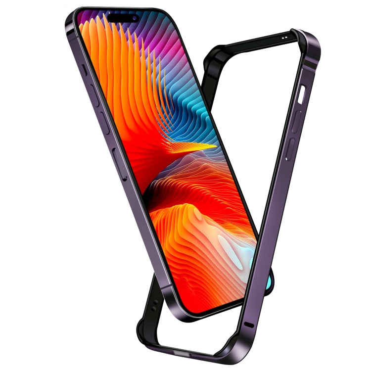 For iPhone 13 Pro TPU + Aluminum Alloy Frame Phone Case