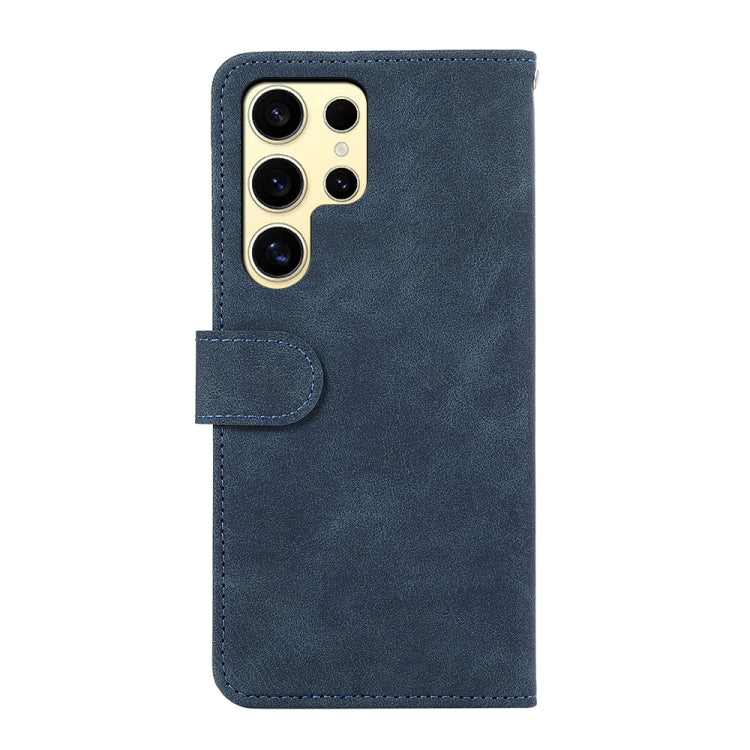 For Samsung Galaxy S25 Ultra 5G ABEEL Color Block Magnetic RFID Leather Phone Case