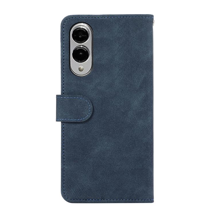 For Samsung Galaxy S25 Edge 5G ABEEL Color Block Magnetic RFID Leather Phone Case