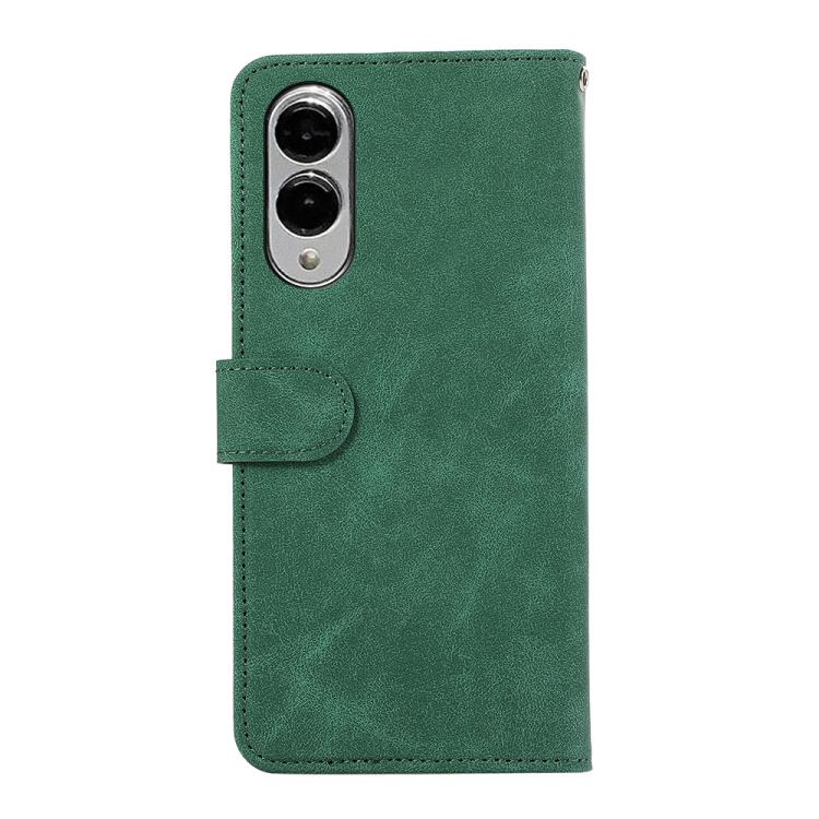 For Samsung Galaxy S25 Edge 5G ABEEL Color Block Magnetic RFID Leather Phone Case
