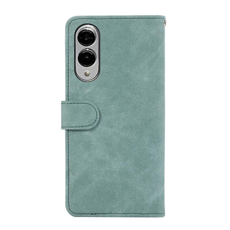 For Samsung Galaxy S25 Edge 5G ABEEL Color Block Magnetic RFID Leather Phone Case