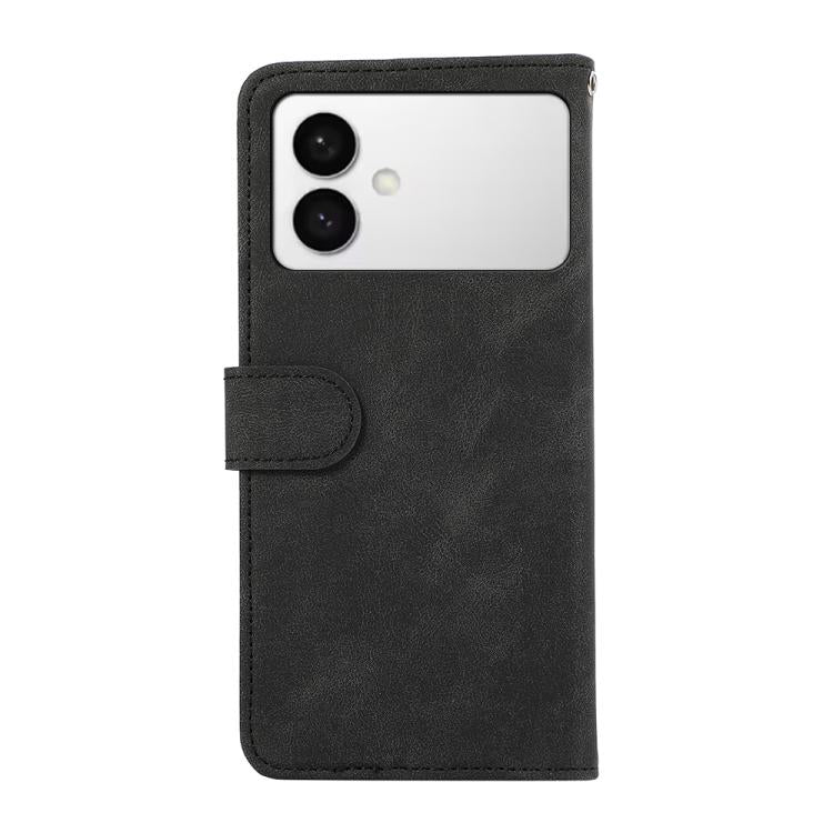 For Samsung Galaxy S26 Edge 5G ABEEL Color Block Magnetic RFID Leather Phone Case