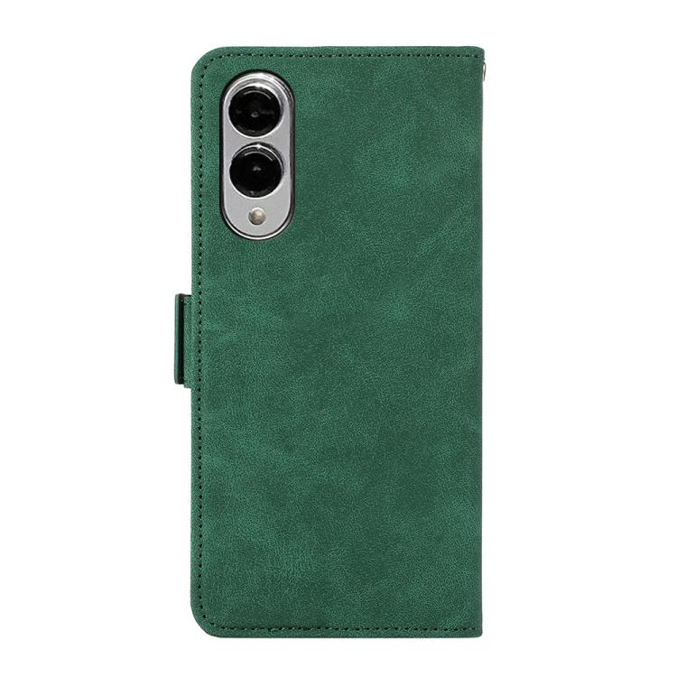 For Samsung Galaxy S25 Edge 5G ABEEL Frosted Magnetic RFID Leather Phone Case