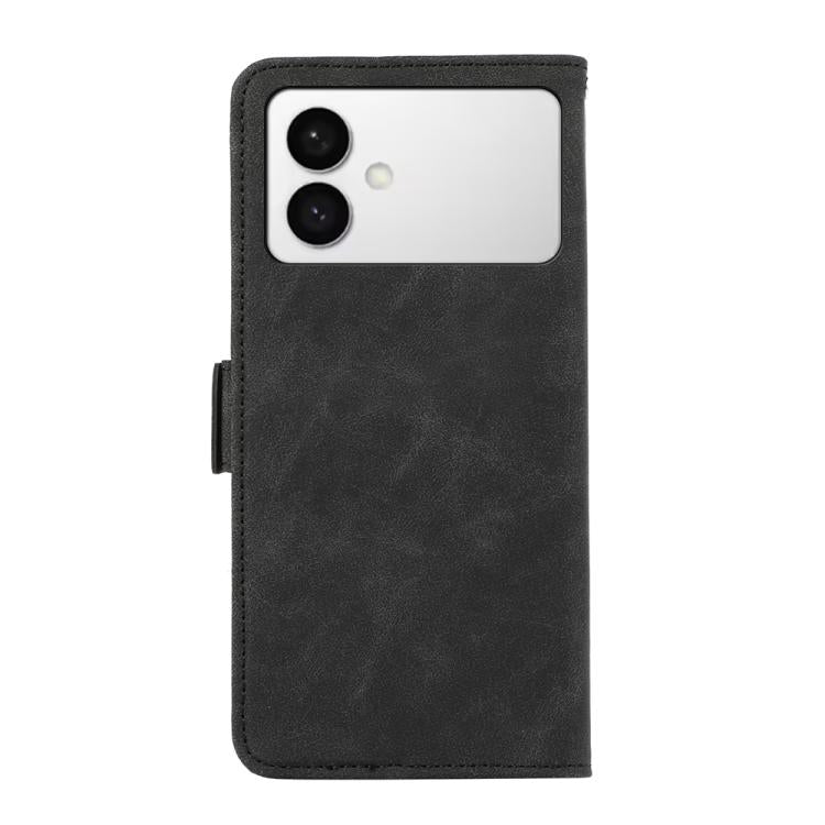 For Samsung Galaxy S26 Edge 5G ABEEL Frosted Magnetic RFID Leather Phone Case