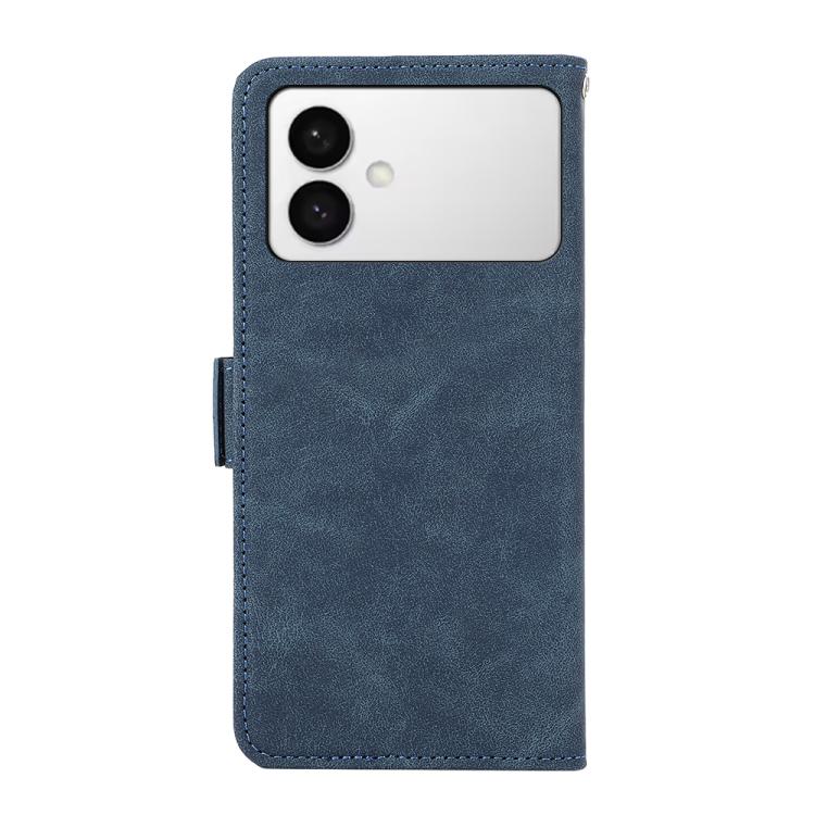 For Samsung Galaxy S26 Edge 5G ABEEL Frosted Magnetic RFID Leather Phone Case