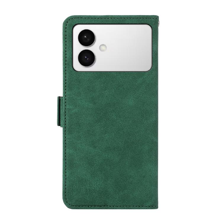 For Samsung Galaxy S26 Edge 5G ABEEL Frosted Magnetic RFID Leather Phone Case