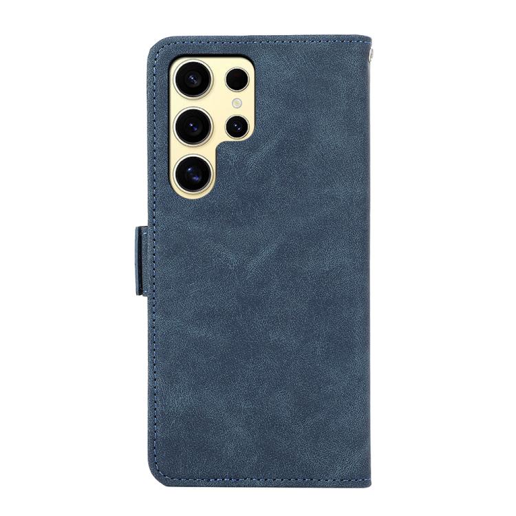 For Samsung Galaxy S26 Ultra 5G ABEEL Frosted Magnetic RFID Leather Phone Case