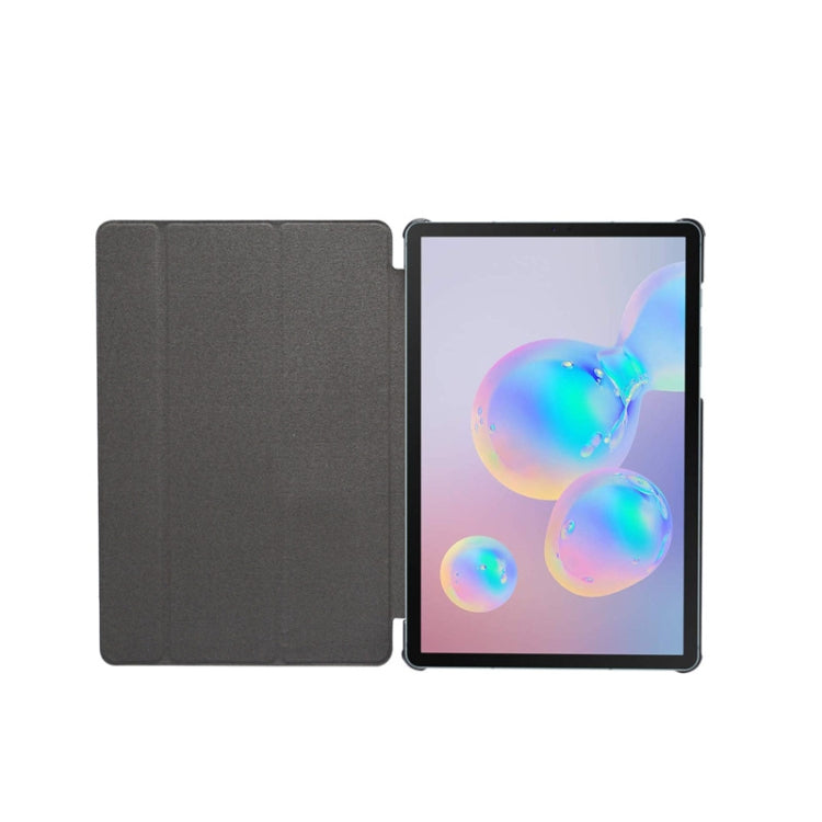 For Samsung Galaxy Tab S8 / Galaxy Tab S7 T870 Marble Texture Pattern Horizontal Flip Leather Case, with Three-folding Holder & Sleep / Wake-up