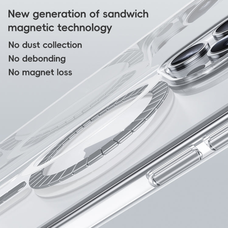 For iPhone 16 Pro Benks MagSafe Magnetic Shockproof Phone Case - Transparent