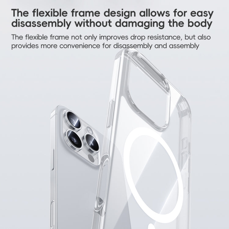 For iPhone 16 Pro Benks MagSafe Magnetic Shockproof Phone Case - Transparent