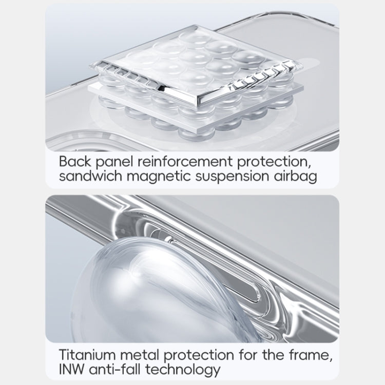 For iPhone 16 Pro Benks MagSafe Magnetic Shockproof Phone Case - Transparent