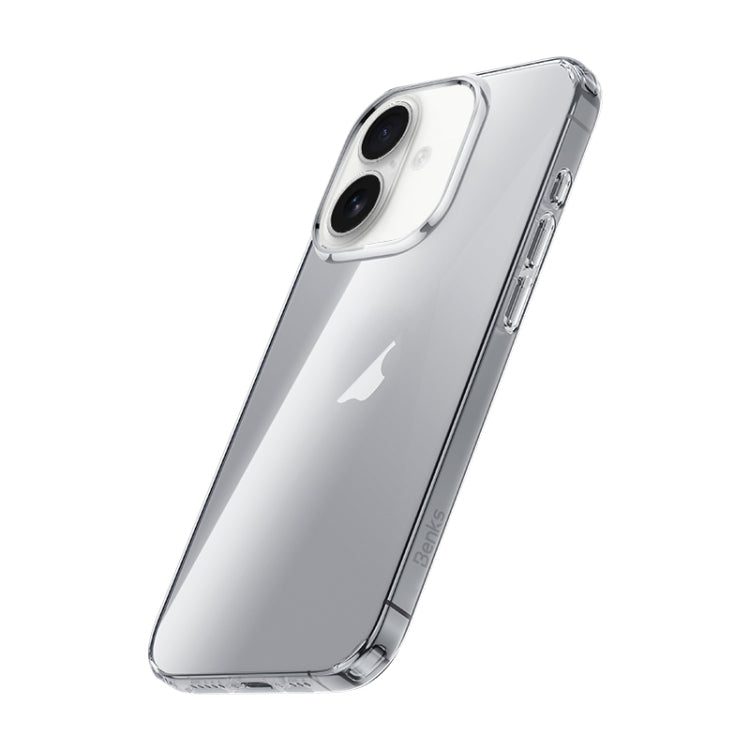 For iPhone 16 Benks PC Hybrid TPU Shockproof Phone Case - Transparent