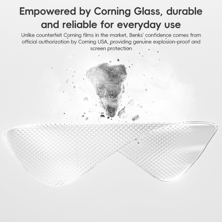 For iPhone 16 Plus Benks King Kong Series Corning AR Antireflective Tempered Glass Film