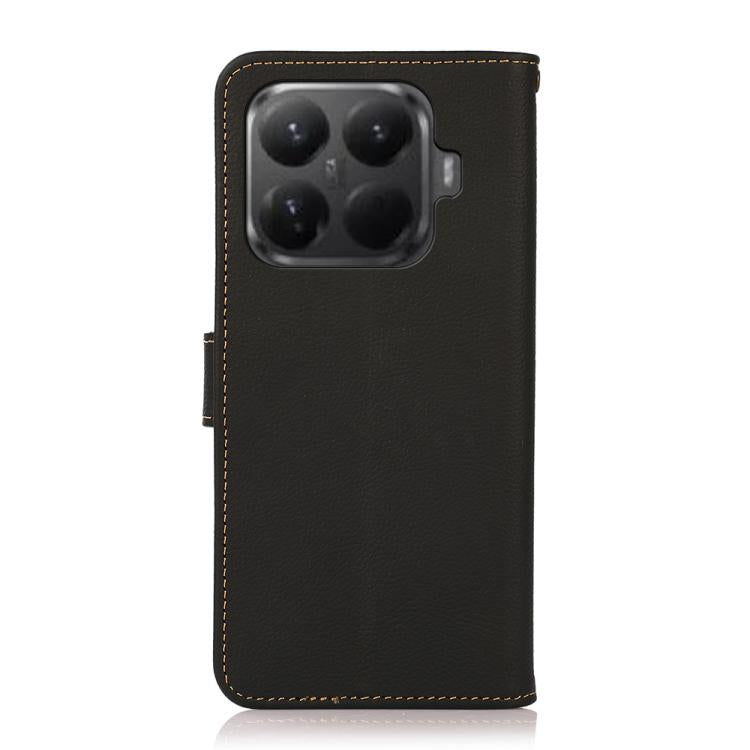 For Xiaomi 15T Pro 5G KHAZNEH Custer Texture RFID Genuine Leather Phone Case